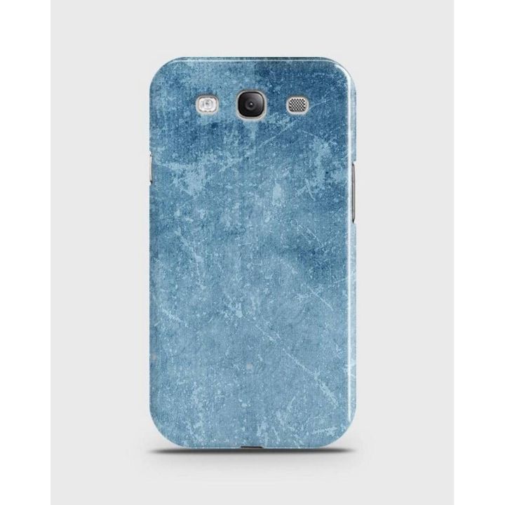 Samsung S3 Hard Cover Kratzerstruktur Blau - 1Cover534