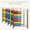 Log Color Bead Counting Frame Children'S Toys Abacus Rack Mong'S Early Education Beads Ten Wooden Puzzle Rack Tissue Boxes. 