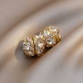 Fashion Magnetic Earrings Crystal Stone Earrings Women's Earrings Clip on No Ear Hole Earrings. 