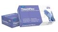 Touch FLex Nitrile Examination Gloves Blue Powder Free - 100 gloves. 