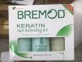 Bremod Keratin Rebounding Kit 250ml x3 for Silky straight smooth hairs rebonding kit small pack for professional use. 
