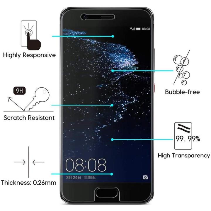 (New)Huawei P10 tempered GLA ape protector Lim 9H hard 2.5D-tranparen