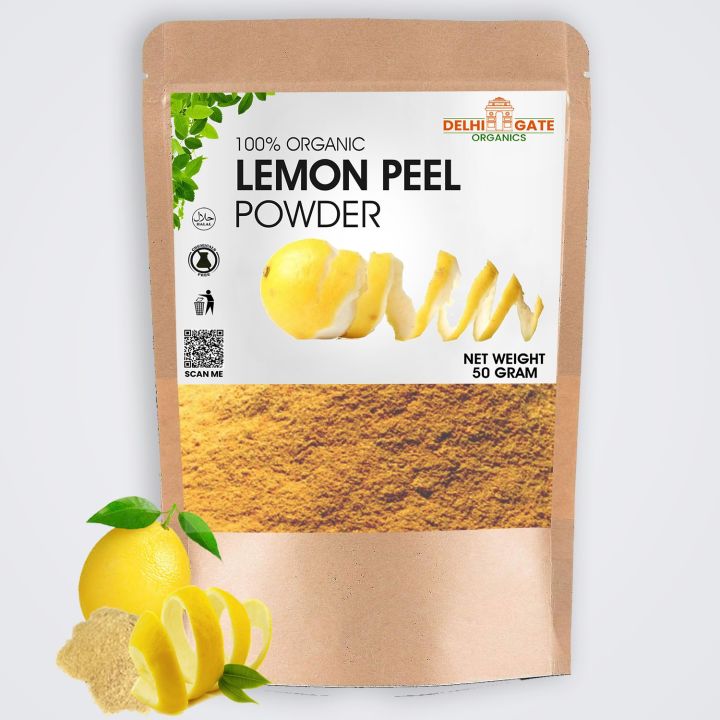 Organic Lemon Peel Fine Powder | Limo k Chihlka ka Powder