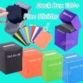 NovaNest 100+ deck box with divider yugioh pokemon vanguard trading box starter series. 