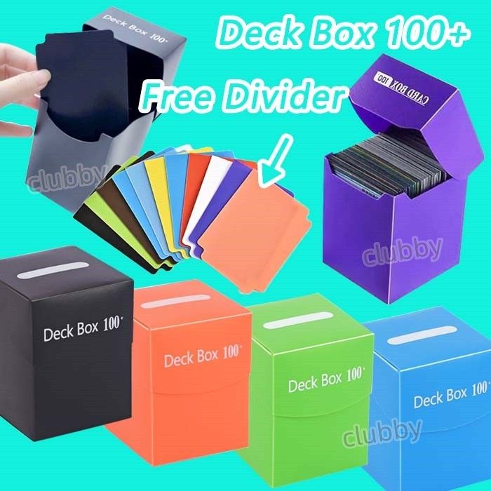NovaNest 100+ deck box with divider yugioh pokemon vanguard trading box starter series