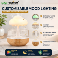MAZ PREMIUM Cloud Rain Humidifier with 7 Color LED Lights – USB Essential Oil Aroma Diffuser, Rain Cloud Night Light, Waterfall Mist Air Humidifier for Bedroom, Office & Home Decor. 