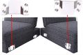 Heavy Duty Flush Mount Bracket, 56x30mm Steel Clip Interlocking Photo Frame Hook for Frame Hanger, Sectional Sofa Interlocking Clip Furniture Connector. Pack Of 2, 4, 10 And 20.. 
