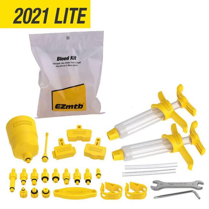 Ezmtb Bicycle Hydraulic Disc Brake Oil Bleed Kit Tools Oil Dish Oil Change Tool Brake Repair