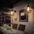 Metal Cage Frame Classic Retro Decorative Lights - Wall Night Lamp | Wall Lamps for Home | Wall Lights Indoor Living Room Led Wall Lights For Living Room Wall Lights Bedroom (Bulb Not Included). 