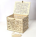 Wedding Card Boxes Wooden Box Wedding Decoration Supplies Guestbook DIY Mr Mrs Heart Invitation Gift Business Card Guest Book. 