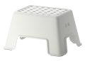 IKEA step stool in blue/white. 
