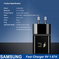 【NEW】Samsung Power Adapter Travel 15W EP-TA200 Chargeur Cargador Galaxy S10 S10E S9 S8 A21S A31 M31S A12 USB 3.1 Type-C Cable EU/US. 