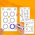 Gadgeztan Magical Tracing Workbook Set, Reusable Calligraphy Copybook, Practice Drawing Book for Kids, Pen Control Training Drawing Book, Handwriting Practice Copybook for Kids (64pages). 