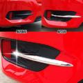 Honda Civic 2017-2020 Rear Bumper Chrome Trims (02 Pcs). 