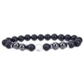 Anti-Swelling Black Obsidian Energy Stone Anklet -Adjustable Weight Loss Magnet Bracelets Anklet for Women Men. 