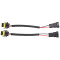 2Pcs 9006 To H11 H8 adlight Fog Light Conversion Connector Wig Harness Plug Cable Socket Connector Repair Kit. 