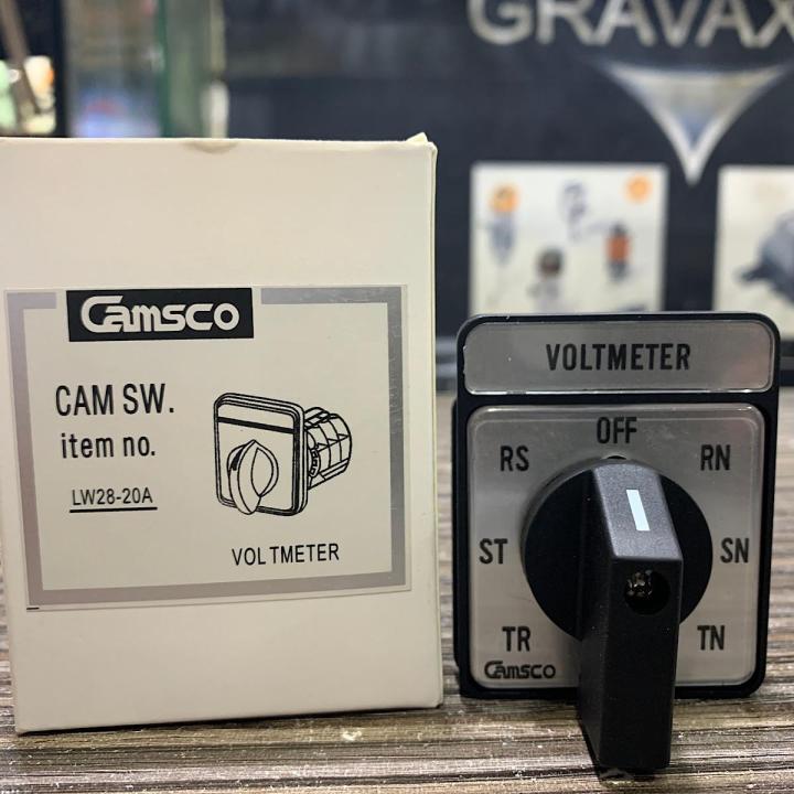 Camsco volt selector and amp selector cam switch