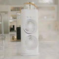 Rechargeable Automatic Rotating Dual Double Spray Mist Fan with Lightening Effects.. 