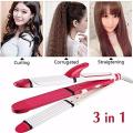 Shinon Model No SH-8088 3 In 1 Professional Electric Hair Straightener - Best Quality series with 360 Rotation Swivel Cord - All In 1 Curling Rolling Crimping - Curler - Hair Roller. 