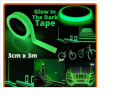 Luminous Fluorescent Glow In The Dark Sticker Tape. 