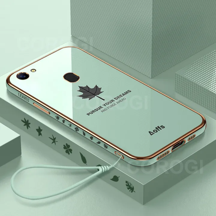 For%20OPPO%20F7%20Back%20Cover%20with%20Hand%20Strap%20Luxury%20Shiny%206D%20Plating%20Maple%20Leaves%20Pattern%20Protective%20Case%20Square%20Bumper%20Soft%20Silicone%20Mobile%20Phone%20Cases%20-%20Image%202