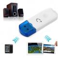 【Miga Plaza】 USB Bluetooth 2.1 Receiver Audio Stereo Adapter Wireless Handsfree Music Receiver Car Kit Audio USB Stereo Receiver Adapter. 
