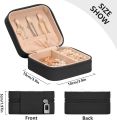 Portable Jewelry Storage box Travel Jewelry Case PU Leather Jewelry Organizer Small Jewelry Box for Earring Bracelet Necklace Gifts Ring Display Box Holder for Women Girls Leather Box ,Latest Hair Accessories Small Jewelry Box Vanity Hanger Stand Velvet. 