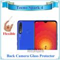 Tecno Spark 4 Camera Flexible Gorilla Glass Protector Transparent For Spark 4. 