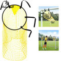 MeterMall 1PC/2PCS Football Goal Target Net Top Football Goal Accessories With Frame Cross Corner Accessories 45 x 60 Cm. 