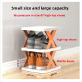 3, 4, 5 and 6 Layers Stackable Shoe Rack Easy-assembled Shoe Organizer and Storage Plastic Shoes Cabinets Space-Saving Closet Shoes Shelf. 