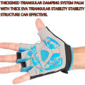 Cycling Anti-slip Anti-sweat Men Women Half Finger Gloves Breathable Anti-shock Sports Gloves. 