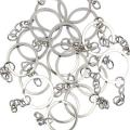 Key Chain Ring Base for Making Key Chain (Pack of 20). 