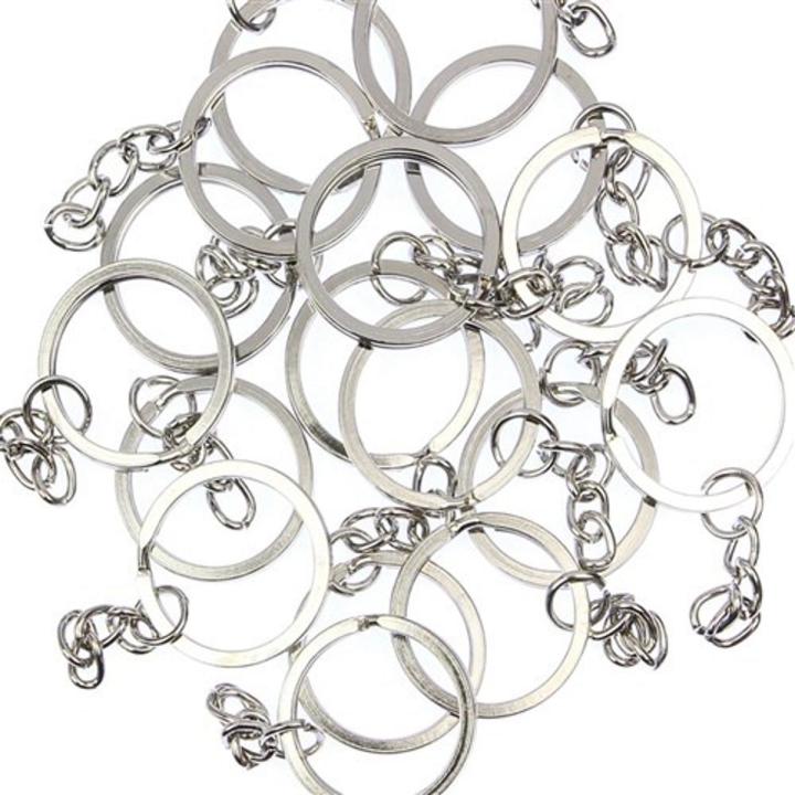 Key Chain Ring Base for Making Key Chain (Pack of 20)