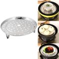 Stainless Steel Steamer Tray Rack Plate Steam Cooking Stands Pot Steaming Tray Stand Kitchenware Cooking Tools. 