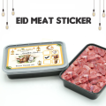 Bakra Eid Stickers Eid-ul-Adha Mubarak Stickers Printed Stickers in 3 x 2 Inches for Meat Distribution. 
