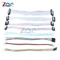 8Pcs 4P 6P 10P 20P Gray Flat Ribbon Data Cable For ARM Adapter Board 2.54mm 2.00mm Lenght 20cm XH2.54 to 20cm DuPont Line. 