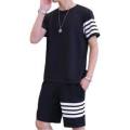 Casual T-shirt + Shorts Sets Breathable 2 Piece Jogging Tracksuit Men Summer Men's Sportswear Brand Fitness Suit Outfit Clothes. 