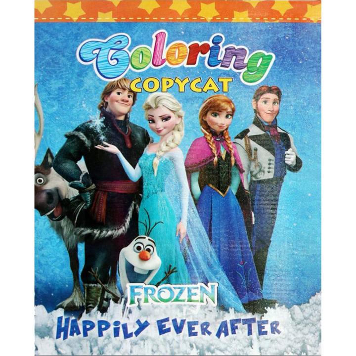Copycat Coloring Book for Kids | Frozen (Happily Ever After) | Daraz.pk