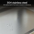 " Extra Large Durable Stainless Steel Cutting Cabnet Board - Ideal for Baking, Pastry, Meat, and Veggies". 