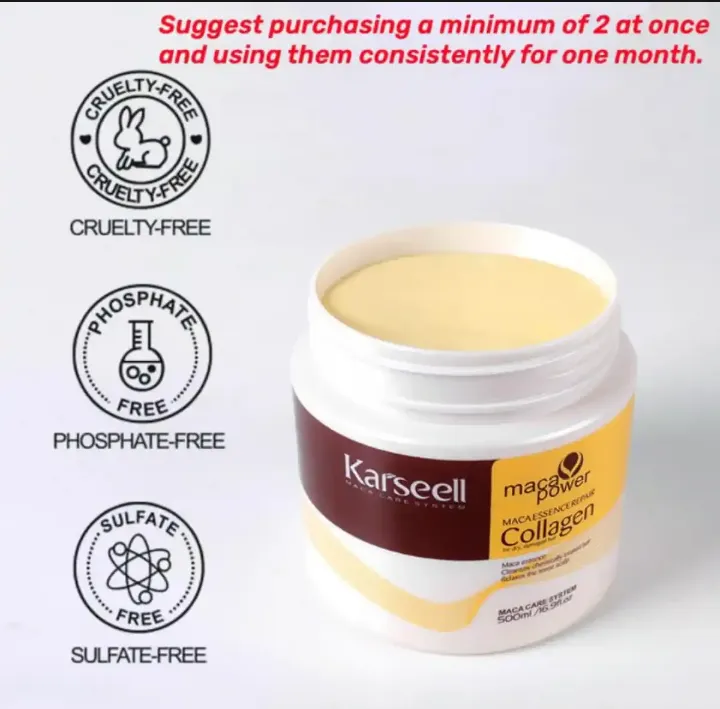 Karseell%20%20Karseell%20Collagen%20Hair%20Treatment%20Mask%20-%20Deep%20Repair%20Conditioning%20Argan%20Oil%20Collagen%20Hair%20Mask%20Essence%20For%20Dry%20Damaged%20&%20All%20Hair%20Types%20-%20500ml%20-%20Image%205