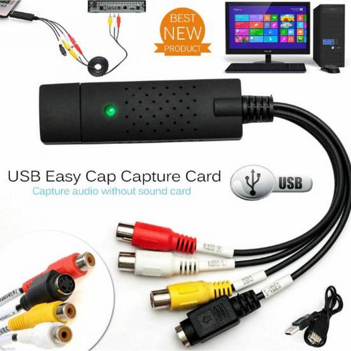 Easy cap - easycap - easycap usb - Usb 2.0 - Computer card - Converter ...