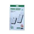 High Quality Power Strip Extension Board 4 Sockets + 3 USB + 1 Type-C Port, 2000W Load capacity , 9.5 Feet Heavy Duty Copper Wire, Wide Space, Strong Grip, On-board Indication Light, Ideal for Home and Office Use. 