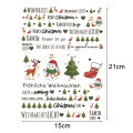Candle Film Stickers Vibrant Candle Tattoo Stickers Perfect for Christmas Parties Easy Application Rich Colors Christmas Tattoo Stickers. 