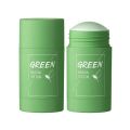 Green Mask Stick Black Head Stick Mask Remover Moisturizes Oil Control. 