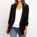 Women Loose Blazer Top Long Sleeve Casual Jacket Ladies Office Wear Coat Blouse. 