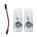2 PCS LED Car Door Welcome Logo Car Brand 3D Shadow Light for BMW X5 E70 (2007-2014), X6 E71/E72 (2008-2014), 4 Series (2013-2014), 3 Series F30 (2013-2015). 