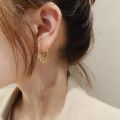 Gorgeous Earrings Rose Gold Long Lasting Polish Bali With Ball Style New style For Girls/Women Casual Use. 