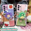 Cartoon phone lens protection Phone Case For Samsung Galaxy A82 5G/Quantum2/SM-A826S Waterproof Back Cover Glitter TPU. 