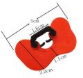 10 pcs Red Spectacles Soft Poultry Beak Clasps Anti-pecking Plier Tool Chicken Glasses Mouth Snap. 