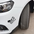 (Black) Don't touch my car Sticker,  Car decoration, Car Accessories, Stickers for Car. 